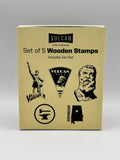 Vulcan Wooden Stamp Set