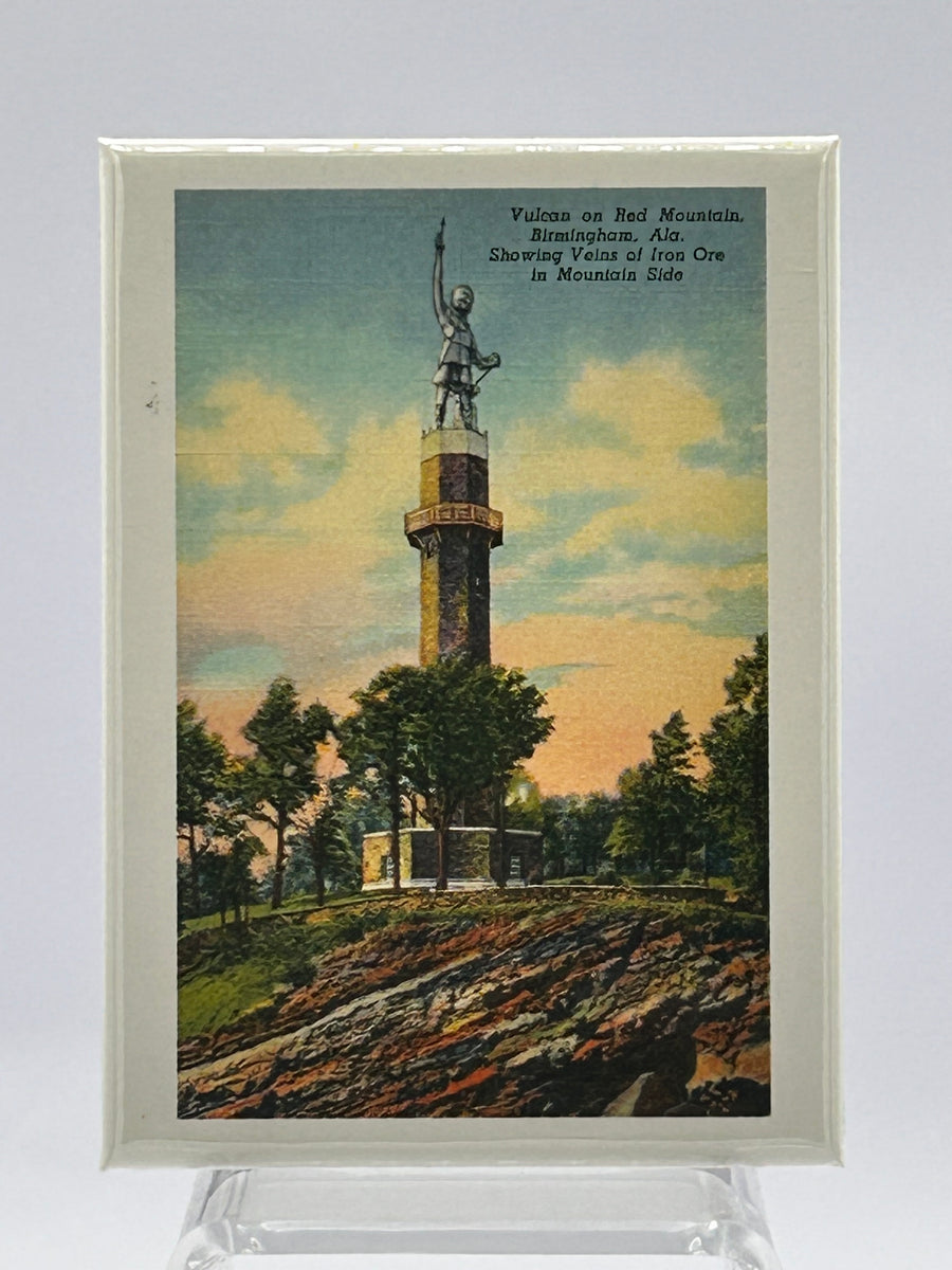 Vulcan Magnet Monument with Iron Ore – The Anvil Store