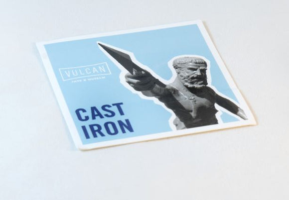 Vulcan Decal Cast Iron